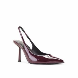 Michael Costello Deep Red Slingback Heels
